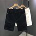 Men's Clothing Unisex High Quality Denim Shorts Retro Washed Distressed Ripped Straight Leg Loose Fit Five Point Pants_mkmklike.com
