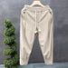 Waffle Pants For Men, Fitting Leg Tied Casual Sweatpants, Trendy Brand Ins, Loose American High Street Sports Pants,_mkmklike.com