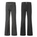 Men's Clothing Vintage Flare Jeans Retro Stretch Denim Pants With Cleanfit Slimming Design, Comfortable Loose Fit, Classic Black & Gray_mkmklike.com