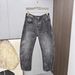 Men's Heavyweight Curved Jeans Loose Straight Leg Casual Tapered Wide Leg Pants Trendy Autumn Winter Retro Style_mkmklike.com