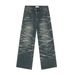 Men's Clothing Spring New Products Retro Tie Dye Straight Loose Washed Jeans_mkmklike.com