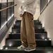 American Retro Jeans Spring Trendy Brand Ins High Street Men's Pants Ruffian Handsome Couple Loose Straight Mopping Trousers_mkmklike.com
