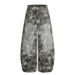 2025 Star Washed Vintage American High Street Jeans Unisex Scimitar Loose Wide-Leg Design Sense Niche Pants_mkmklike.com