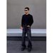 Men's American Style Loose Straight Leg High End Retro Denim Jeans Gray Black Washed Long Pants Trendy 2026 New Style_mkmklike.com