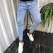 Men's Slim Fit Stretch Denim Jeans - Comfortable Straight Leg Trousers For Casual & Work_mkmklike.com