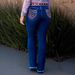 Women's Clothing Stretch Denim Jeans – High-Rise Straight Leg, Raw Hem Detail, Comfort Fit For Casual & Work (S-XXL)_mkmklike.com