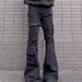 Design Pired Jeans For Men And Women, 2025 Summer New Collection, Spliced Micro Horn Workwear, High Waist Slimming_mkmklike.com