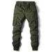 Men's Clothing 2024 New Four Seasons Corset Pants Men's Large Size Pants Fashion Multi-Color Casual Cargo Pants Large Size Loose Pants_mkmklike.com