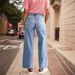Women's Ripped Casual Loose Straight Leg Jeans Versatile Style Denim Pants_mkmklike.com