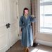 ELLE ELLE 2025 Denim For Women, Beautiful Spring Autumn New European Style, Slimming And Elegant French Style Long Dress_mkmklike.com