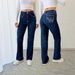 Women's Clothing Mid-Rise Straight Leg Jeans For Women - Comfortable Stretch Denim With Elegant Embroidery_mkmklike.com