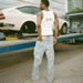 Men's Clothing Men's High Waist Retro Loose Fit Jeans Cupid Angel Print Street Style Trousers Fashion For Formal & Casual_mkmklike.com