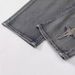 European And American Street Retro High-End Feel Distressed Flared Jeans For Men, Trendy Brand, Loose Washed Vintage_mkmklike.com