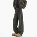 Vintage Washed Men's Straight Leg Jeans With Big Pockets | Distressed Denim Pants For Spring & Summer | American Streetwear Style_mkmklike.com