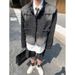 Small Niche Fringed Denim Jacket Men's Retro Washed Gradient Loose Jacket_mkmklike.com