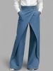Women's High Waist Straight Leg Jeans - Classic Blue & Black Denim Pants For Casual Streetwear Fashion_mkmklike.com
