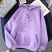 Women's Clothing autumn and winter new style hooded sweatshirt for women plus velvet student loose casual couple long sleeved tops for women_mkmklike.com