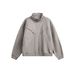 Eon Modish 2025 Spring New American Style Clean Fit Simple Heavy-duty Jacket Coat_mkmklike.com