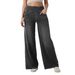 Women's Clothing High-Waisted Women's Stretch Jeans Loose Fit Wide Leg Slim Long Pants Spring/Summer Fashion For Formal & Casual For Women_mkmklike.com