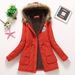 Women's Clothing 2024 Winter New Medium Long Cotton Coat Women's Large Fur Collar Lambskin Coat Plus Velvet Thickening Loose Cotton Clothes Trendy_mkmklike.com