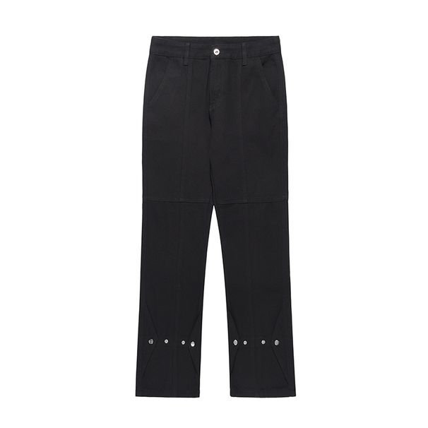 Men's Clothing Vintage High Street Micro Flare Jeans For Men And Women Trendy Brand Retro Straight Design Vibe Long Pants_mkmklike.com