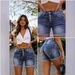 Women's High Elastic Slim Fit Denim Shorts Style Summer New Arrivals_mkmklike.com
