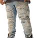 Large Size High-end Men's Jeans New American Retro Old Worn Cat Whisker Street Pants Trousers_mkmklike.com