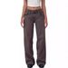 American Retro Low-waist Non-stretch Washed Straight-leg Jeans For Women, Autumn Street Style Wide-leg Denim Pants,_mkmklike.com