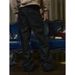 Hand-Brushed Waxed Washed Vintage Jeans - Bootcut Straight Leg Coated Denim Pants For Men & Women (Black, S-XXXL)_mkmklike.com