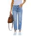 Women's Clothing High Stretch Small Feet Denim Trousers_mkmklike.com