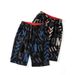 Men's Loose Handsome Trendy Brand Trendy Flower Shorts Plus Size Plus Size Beach Pants Men's Shorts Casual Pants_mkmklike.com