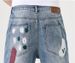Spring And Summer Trend Street Retro Graffiti Contrasting Color Straight Jeans Men's Loose American High Street Wide-leg Floor-mopping Trousers_mkmklike.com