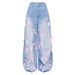 2025 Bow High Waist Wide Leg Jeans Street Distressed Loose Ladies Jeans_mkmklike.com