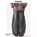 Men's Clothing Retro Workwear Jeans For Men - Relaxed Straight Leg, Distressed Denim Pants, Vintage Style Casual Trousers (Blue, S-3XL)_mkmklike.com