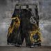 Men's Clothing Summer Fashion Personalized 3D Printed Shorts Loose Casual Street Style Work Shorts Men_mkmklike.com