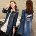 Chicco New Jacket Women's Spring And Versatile Retro Winter Plus Size Mid-Length Denim Top Autumn Wear_mkmklike.com