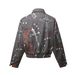 K491 American 2025 Spring Neutral Street Denim Printed Image High Grade Men's Loose Jacket Coat_mkmklike.com