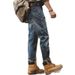 American Retro Jeans Men's 2025 New Loose Trendy High Street Washed Casual Versatile Small Straight Pants_mkmklike.com