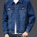 Cowboy Korean Version Trendy Youth Denim Fashionable Outerwear Slim Fit Men's Top Spring And Autumn Jacket_mkmklike.com