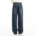 Nordmann Original Korean Version Men's Loose Straight Dark Blue Vintage Washed Jeans Distressed Trendy Brand Versatile Wide-Leg_mkmklike.com