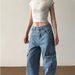 Utility Cargo Wide-Leg Jeans – High-Waisted Hip-Hop Denim Pants With Multi-Pockets For Men & Women High-Waisted Comfort_mkmklike.com
