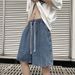 Denim Shorts Men's Summer Thin Loose Five-point Pants American Trendy Brand Casual Washed Elastic Waist Straight Pants_mkmklike.com