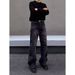 Men's American Style Loose Straight Leg High End Retro Denim Jeans Gray Black Washed Long Pants Trendy 2026 New Style_mkmklike.com