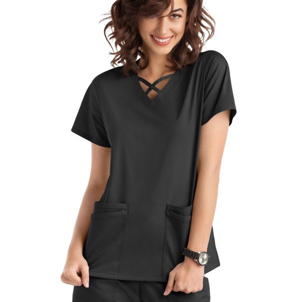 Women's hospital elastic lightweight hand-washing clothes doctor short-sleeved work clothes hospital operating room split suit hand-washing clothes_mkmklike.com