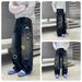 Men's Clothing Trendy Loose Straight Blue Washed Jeans Midweight Skinny Wide Leg Cotton Pants Machine Washable Long Mid Waist_mkmklike.com