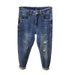 Men's Distressed Jeans – Trendy Straight-Leg Dad Pants With Lightweight Stretch & Vintage Wash (Size 28-36, Blue)_mkmklike.com