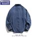 Washed Old Denim Shirt Men's Spring Korean Version Loose High-end Long-sleeved Tooling Shirt_mkmklike.com