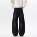 Men's Curved Knife Jeans Plus Size Autumn Winter American Style Trendy Brand Cool Straight Loose Draped Wide Leg_mkmklike.com