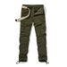 Men's Straight Cut Outdoor Sweatpants Abrasion Resistant Multi-Pocket Cargo Casual Pants_mkmklike.com