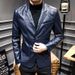 Men's Clothing Leather Suit Autumn New Casual Jacket Style Slim Lapel Leather Suit Leather Jacket Men's_mkmklike.com